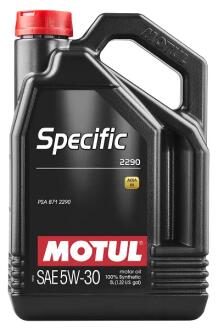 Олива двигуна Specific 2290 5W-30 5L MOTUL 109325 (фото 1)