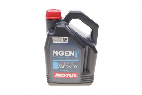 Олива моторна Hybrid 0W-20, 4л. MOTUL 333107