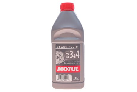 Тормоз. жидкость DOT 3&4 Brake Fluid 1 L MOTUL 807901