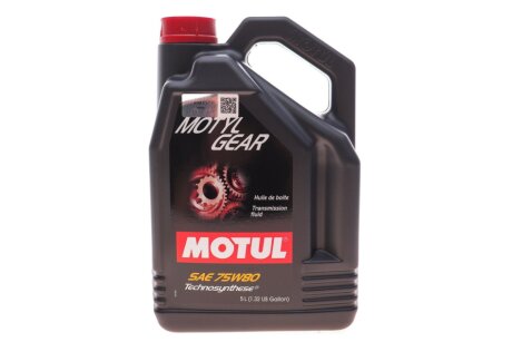 Олива трансмісійна Motylgear SAE 75W80 (5L) MOTUL 823406