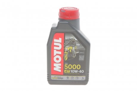 Масло 4T 5000 SAE 10W40 1L MOTUL 836911