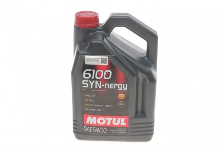 Олива 6100 Syn-nergy SAE 5W30 5 L MOTUL 838351