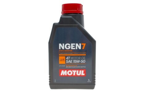 Олива для 4-х тактних двигунів синтетична естерова NGEN 7 15W50 4T 1L MOTUL 839801