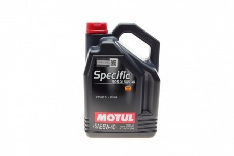 Олива моторна Specific VW 505.01-505.00 5W-40, 5л. MOTUL 842451