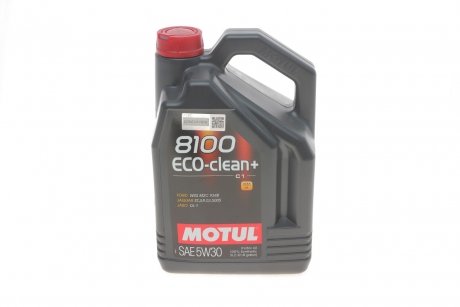 Масло 8100 Eco-clean + 5W30 5 L MOTUL 842551