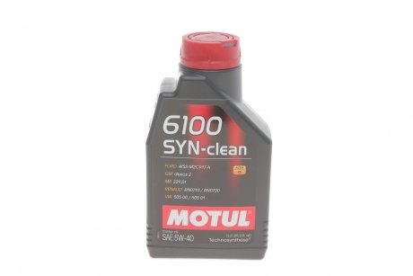 Масло 6100 Syn-clean SAE 5W40 1 L MOTUL 854211