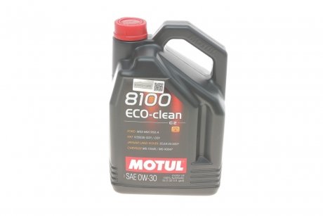 Олива моторна 8100 Eco-Clean 0W-30, 5л. MOTUL 868051