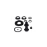 Ремкомплект гальмівного супорта OPEL Astra G 98-05, Zafira A 99-05 MSG 234014-MSG (фото 4)