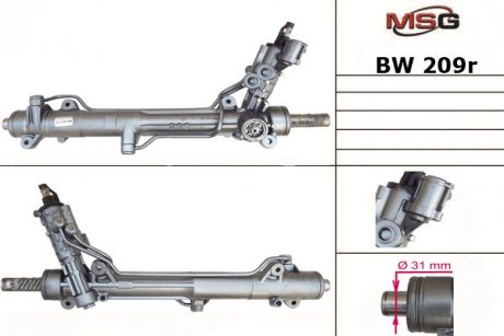 Рулевая рейка (восстановленная) BMW 7 (E65, E66, E67) 3.0-6.0 07.01-08.08 MSG BW209R