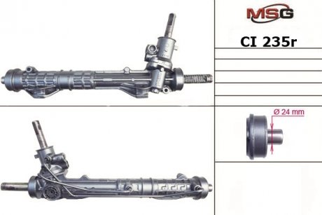 Рульова рейка з ГПК відновлена Peugeot 308 (T7) 07-19, Peugeot 3008 09-16, Citroen Berlingo 08-18 MSG CI235R