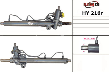 Рульова рейка з ГПК відновлена Hyundai Santa FE 00-06 MSG HY216R