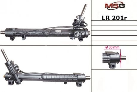 Рульова рейка з ГПК відновлена Land Rover Discovery IV 09-16, Land Rover Discovery III 04-09 MSG LR201R