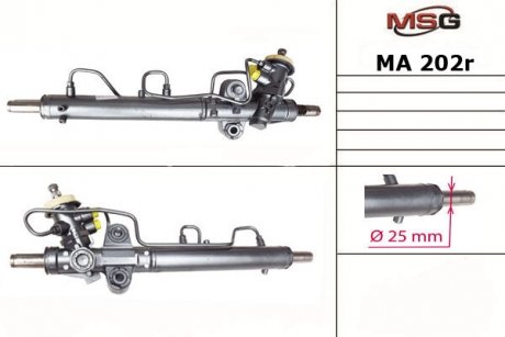 Рульова рейка з ГПК відновлена MSG MA202R