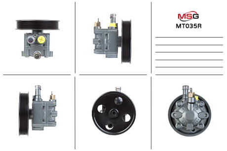 Насос ГУР відновлений Mitsubishi Galant 04-12 MSG MT035R