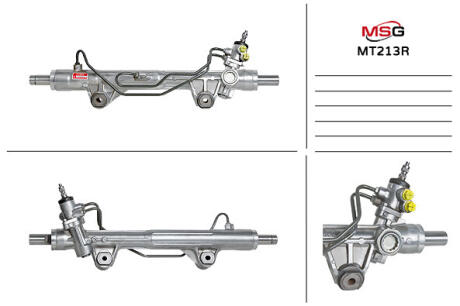 Рульова рейка з ГУР відновлена Fiat Fullback 16-19, Mitsubishi Pajero Sport 16-, Mitsubishi L200 15-19 MSG MT213R