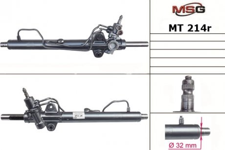 Рульова рейка з ГПК відновлена Mitsubishi L200 15-19, Mitsubishi L200 06-15 MSG MT214R