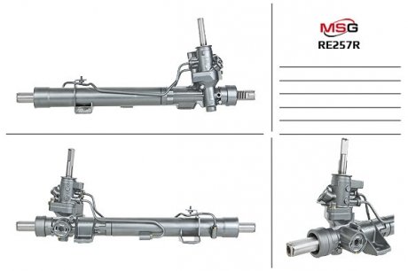 Рульова рейка з ГПК відновлена Renault Espace 02-15 MSG RE257R