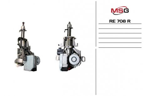 Рульова колонка з ЕПК Renault Megane III 09-16, Renault Kadjar 15-22, Renault Fluence 09-17 MSG RE708R