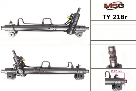 Рульова рейка з ГПК відновлена Toyota Avalon 05-12, Toyota Camry 01-06, Lexus ES 01-06 MSG TY218R