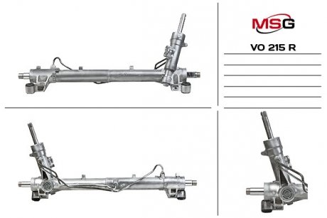 Рульова рейка з ГПК відновлена Volvo V50 04-07, Volvo S40 04-12, Volvo C30 06-13 MSG VO215R (фото 1)