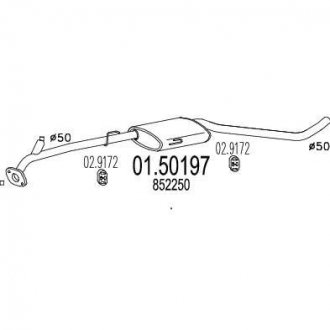 Вихлопні системи MTS 01.50197
