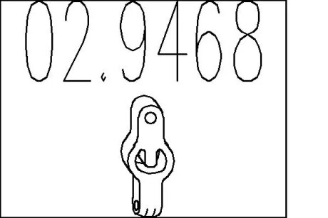 Гумовий елемент кріплення MTS 02.9468