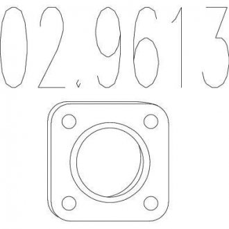 Монтажное кольцо MTS 02.9613 (фото 1)