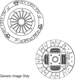 Комплект зчеплення Connect 1.8TDCi (02-13) (235mm) National CK10228