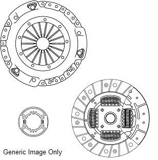 Комплект зчеплення VW Golf VII/Passat 1.6 TDI 12- (230mm) National CK10353
