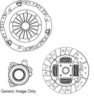 Комплект зчеплення з вижимним Sportage III/ix35 2.0CRDi 10-15 National CK10398-57