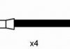 Комплект проводів запалення NGK 8194 (фото 3)