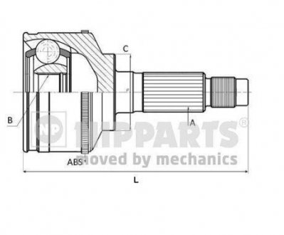 ШРУС NIPPARTS J2820901