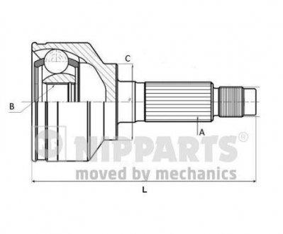 ШРУС NIPPARTS J2820909 (фото 1)