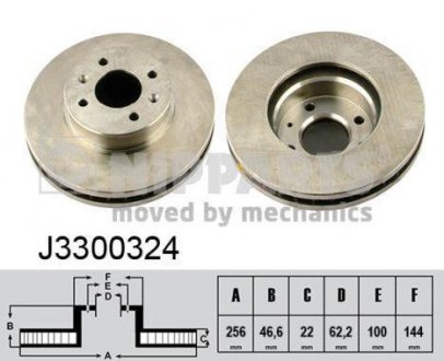 Диск тормозной NIPPARTS J3300324