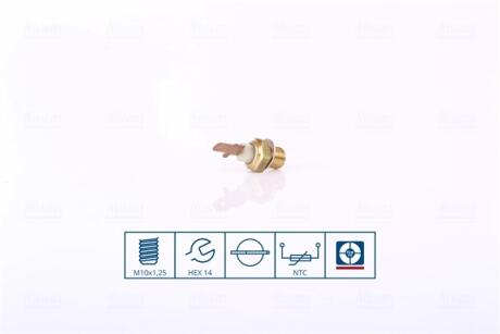 Датчик, температура охолоджуючої рідини NISSENS 207058