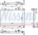 Радіатор охолодження NISSENS 606308 (фото 1)