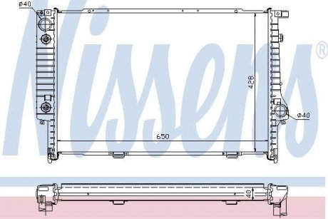 Радиатор охлаждения NISSENS 60694A