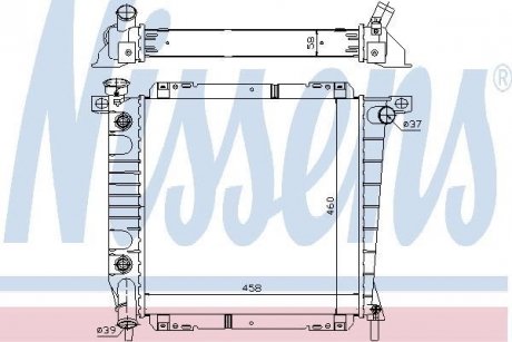 Радиатор NISSENS 620671