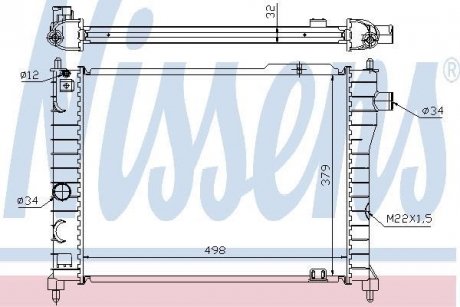 Радіатор NISSENS 63062A