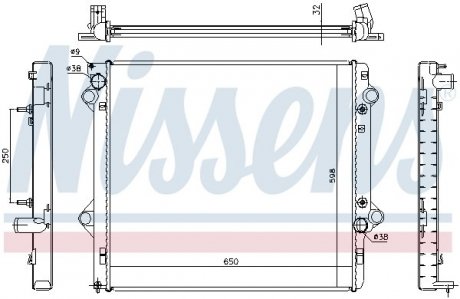 Радиатор NISSENS 646804