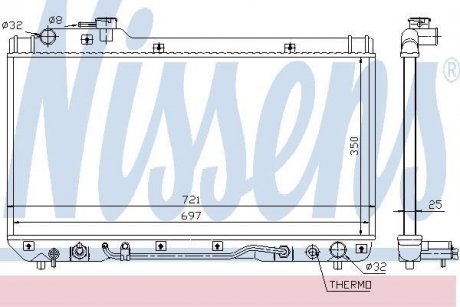 Радиатор NISSENS 64761