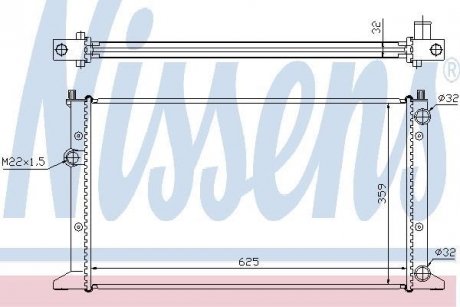 Радиатор NISSENS 65266