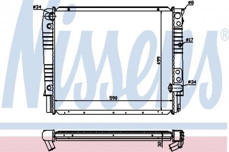 Радіатор NISSENS 65528A