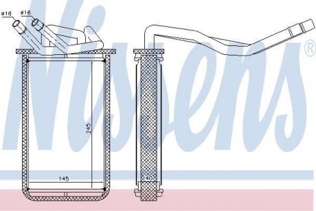 Радиатор отопления NISSENS 71768