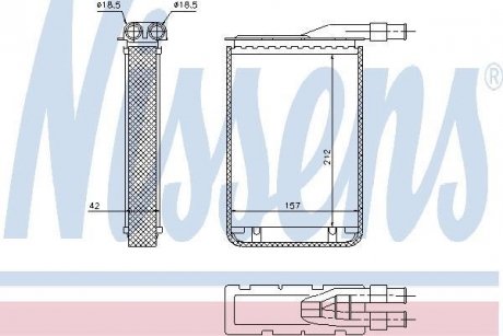 Радіатор опалення NISSENS 733591