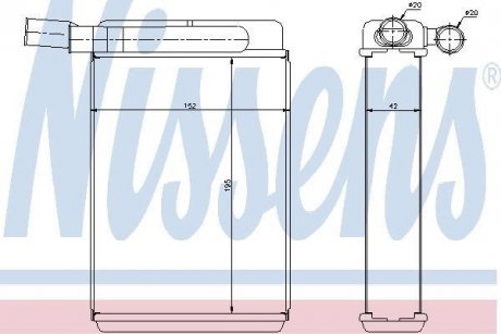 Радиатор отопления NISSENS 77601