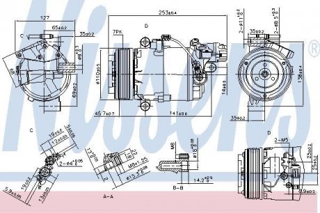 Компрессор кондиционера NISSENS 890071