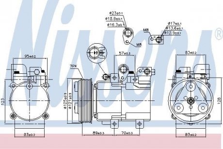 Компресор кондиціонера First Fit NISSENS 890136