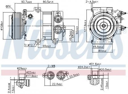 Компресор кондиціонера First Fit NISSENS 890179 (фото 1)