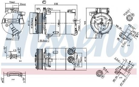 Компресор кондиціонера NISSENS 890213